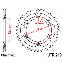 ZEBATKA NAPĘDZANA JT JTR210.