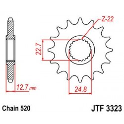 ZEBATKA NAPĘDOWA JT JTF3323.
