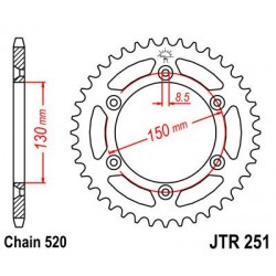 ZEBATKA NAPĘDZANA JT JTR251.