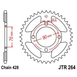 ZEBATKA NAPĘDZANA JT JTR264.