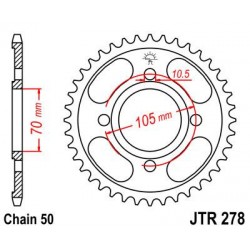 ZEBATKA NAPĘDZANA JT JTR278.
