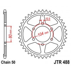 ZEBATKA NAPĘDZANA JT JTR488.