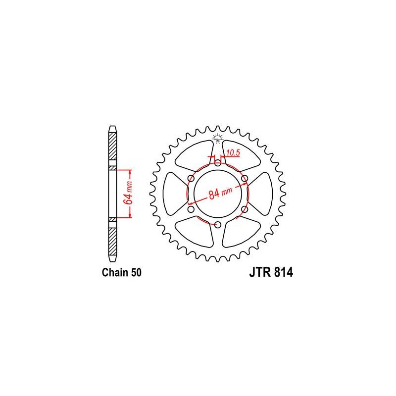 ZEBATKA NAPĘDZANA JT JTR814.