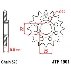ZEBATKA NAPĘDOWA JT JTF1901.