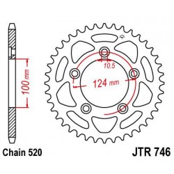 ZEBATKA NAPĘDZANA JT JTR746.