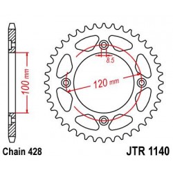 ZEBATKA NAPĘDZANA JT JTR1140.