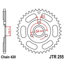 ZEBATKA NAPĘDZANA JT JTR255.