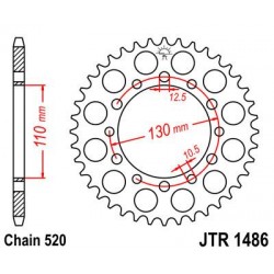 ZEBATKA NAPĘDZANA JT JTR1486.