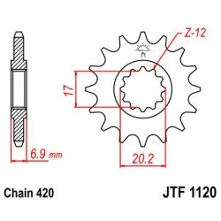 ZEBATKA NAPĘDOWA JT JTF1120.