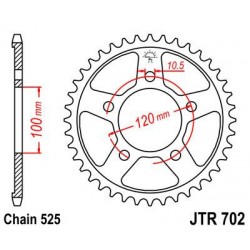 ZEBATKA NAPĘDZANA JT JTR702.