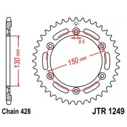 ZEBATKA NAPĘDZANA JT JTR1249.