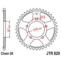 ZEBATKA NAPĘDZANA JT JTR829.
