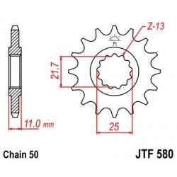 ZEBATKA NAPĘDOWA JT JTF580.