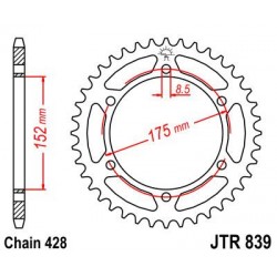 ZEBATKA NAPĘDZANA JT JTR839.