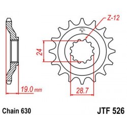 ZEBATKA NAPĘDOWA JT JTF526.