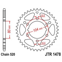 ZEBATKA NAPĘDZANA JT JTR1478.