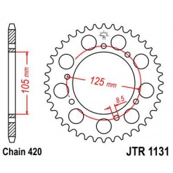 ZEBATKA NAPĘDZANA JT JTR1131.