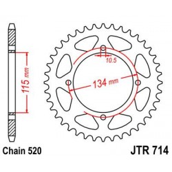 ZEBATKA NAPĘDZANA JT JTR714.