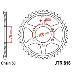 ZEBATKA NAPĘDZANA JT JTR816.