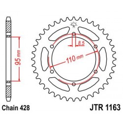 ZEBATKA NAPĘDZANA JT JTR1163.
