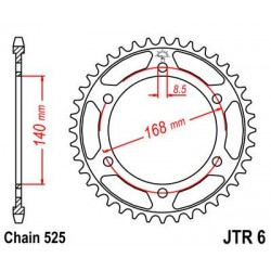 ZEBATKA NAPĘDZANA JT JTR6.