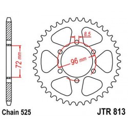 ZEBATKA NAPĘDZANA JT JTR813.
