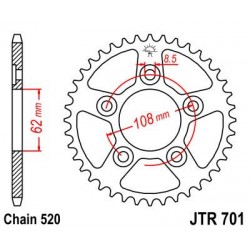 ZEBATKA NAPĘDZANA JT JTR701.
