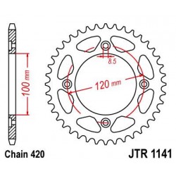 ZEBATKA NAPĘDZANA JT JTR1141.