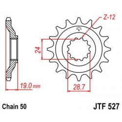 ZEBATKA NAPĘDOWA JT JTF527.