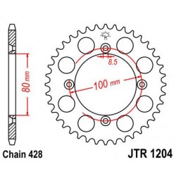 ZEBATKA NAPĘDZANA JT JTR1204.