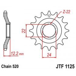 ZEBATKA NAPĘDOWA JT JTF1125.