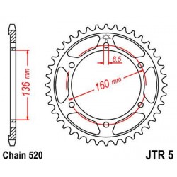 ZEBATKA NAPĘDZANA JT JTR5.