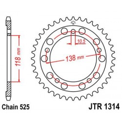 ZEBATKA NAPĘDZANA JT JTR1314.