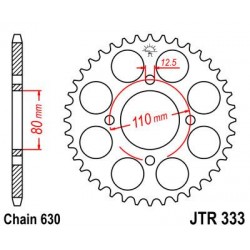 ZEBATKA NAPĘDZANA JT JTR333.