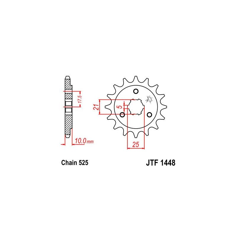 ZEBATKA NAPĘDOWA JT JTF1448.