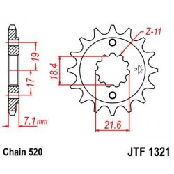 ZEBATKA NAPĘDOWA JT JTF1321.