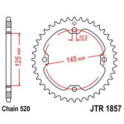 ZEBATKA NAPĘDZANA JT JTR1857.