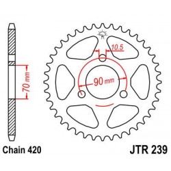 ZEBATKA NAPĘDZANA JT JTR239.