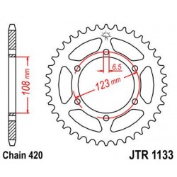 ZEBATKA NAPĘDZANA JT JTR1133.