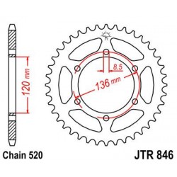 ZEBATKA NAPĘDZANA JT JTR846.