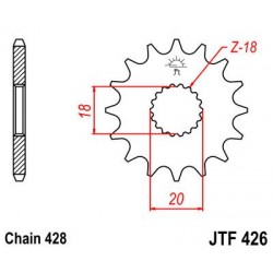 ZEBATKA NAPĘDOWA JT JTF426.