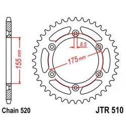 ZEBATKA NAPĘDZANA JT JTR510.