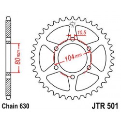 ZEBATKA NAPĘDZANA JT JTR501.