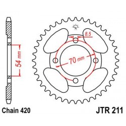 ZEBATKA NAPĘDZANA JT JTR211.