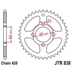 ZEBATKA NAPĘDZANA JT JTR838.