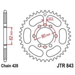 ZEBATKA NAPĘDZANA JT JTR843.
