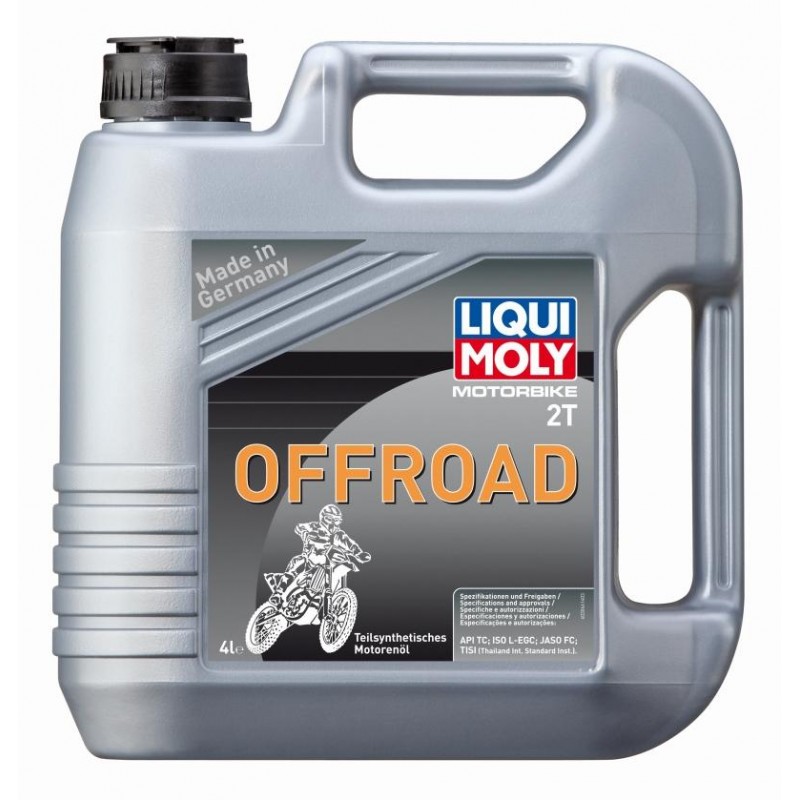 LIQUI MOLY Olej silnikowy półsyntetyczny Motorbike 2T Offroad 4 litry LIQUI MOLY Olej silnikowy półsyntetyczny Motorbike 2T Offroad 4 litry