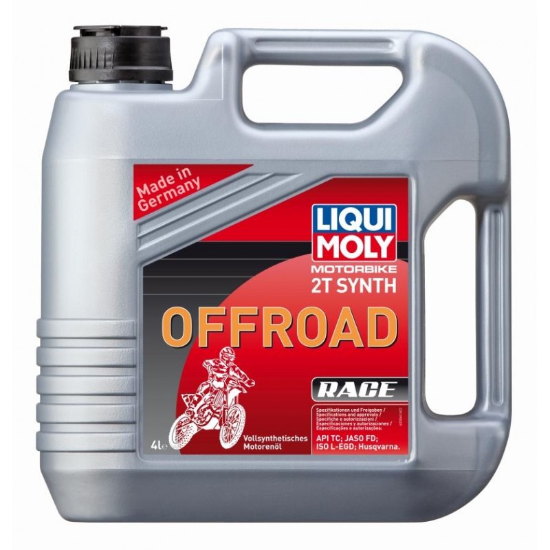 LIQUI MOLY Olej silnikowy syntetyczny Motorbike 2T Offroad Race 4 litry LIQUI MOLY Olej silnikowy syntetyczny Motorbike 2T Offroad Race 4 litry