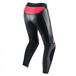 SPODNIE SKÓRZANE REBELHORN REBEL LADY BLACK/PINK 
