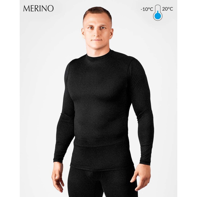 Redline longsleeve termoaktywny SAXON 2.0 100% Merino męski